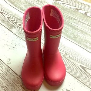 Toddler Girls Pink Hunter Boots